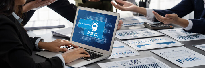 Poster - Chatbot software application for brisk online business that automatically reply to customer questions