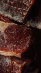 Aufkleber - Meat blocks stacked on top of each other, possibly for display or storage