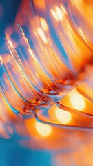 Poster - A collection of wine glasses sitting on a tabletop, ready for use