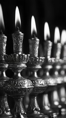 Poster - A collection of candles placed on a table