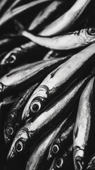 Poster - A photo of multiple fish piled on top of one another