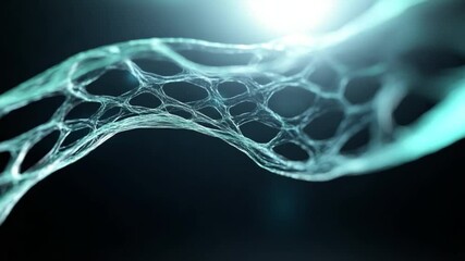 Poster - Cellular Microstructure: A visually stunning and intricate representation of cellular structure, highlighting the complex beauty of biological processes and structures.