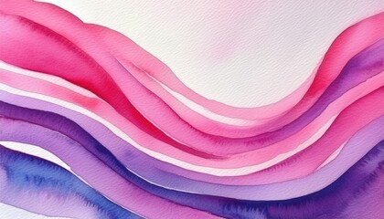 Wall Mural - vibrant watercolor wave pattern in pink and purple hues for abstract halloween design, ideal for web