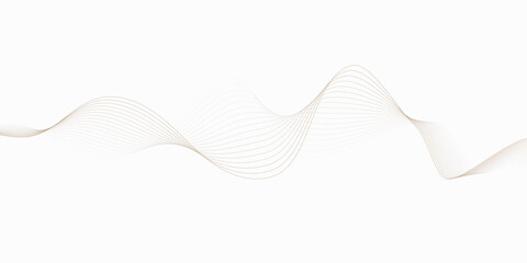 Poster - curved line pattern extending diagonally  wavy lines pattern  white background,  creating a flowing and elegant design element.