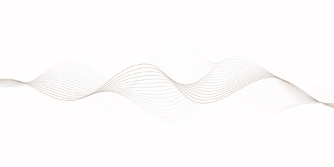 Poster - curved line pattern extending diagonally  wavy lines pattern  white background,  creating a flowing and elegant design element.