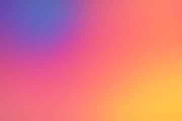 Poster - A vibrant gradient background blending pink, purple, and orange hues for digital design.