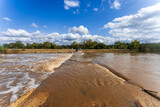 Floodwaters at Colorado Bend State Park, Texas, USA