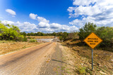 Floodwaters at Colorado Bend State Park, Texas, USA