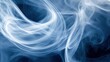 © MUCHIB - Abstract Blue Smoke Swirls: An Ethereal Dance of Vapor