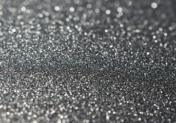 Poster - Silver glitter texture background