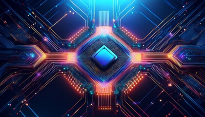 Aufkleber - ai chip technology the future of computing