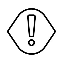 Poster - Exclamation mark icon vector attention sign warning symbol caution error alert danger problem notification 95