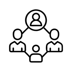 Poster - Teamwork collaboration network connection concept for business and social media management strategy