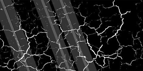Aufkleber - Black abstract geometric background. Modern shape concept, vector ilustration