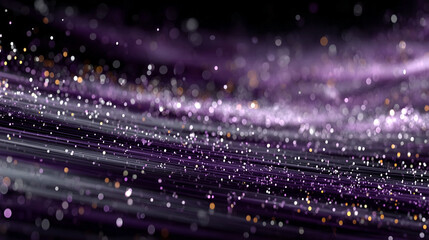 Poster - Purple technology background with horizontal lines and blocks. Abstract digital backdrop representing data transfer and network systems. Sleek design for business presentations and tech concepts.

