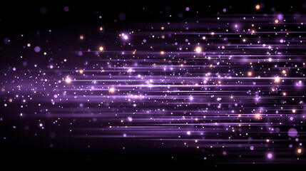 Poster - Purple technology background with horizontal lines and blocks. Abstract digital backdrop representing data transfer and network systems. Sleek design for business presentations and tech concepts.

