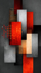 Poster - High-tech futuristic sci-fi textured background with glowing neon elements, intricate circuit patterns, and metallic surfaces. Dynamic cyberpunk vibe perfect for digital interfaces and tech designs.

