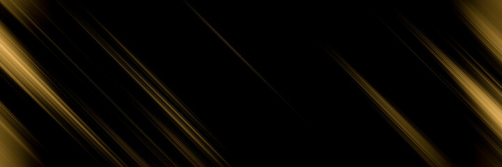 Poster - abstract black and gold are light with white the gradient is the surface with templates metal texture soft lines tech diagonal background gold dark sleek clean modern.