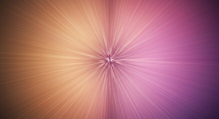 Poster - Abstract Pink And Gold Sunburst Background With Gradient Light Rays Effect For Presentation Design