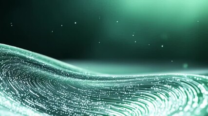 Poster - Abstract Liquid Motion: Captivating swirls of turquoise water dance in a mesmerizing display of fluidity, illuminated by gentle light, creating a sense of serene and fluid motion. 