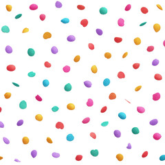 Poster - Colorful Dots on Black Background for Creative Designs and Vibrant Textile Patterns Transparent background or png