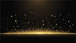 © SAHAD - Abstract Christmas night sky with glowing tree lights and sparkling stars