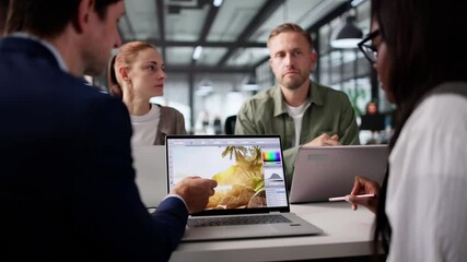 Aufkleber - People Editing Graphic Web Design And Photo