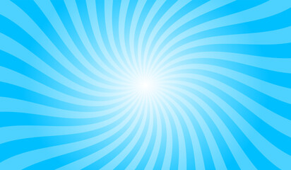 Poster - Abstract sizzling sunrise yellow background with rays retro starburst. Radial spiral stripes backdrop. Vintage sun beam texture. Sun rays pattern. Groovy retro swirl burst. Summer carnival background	