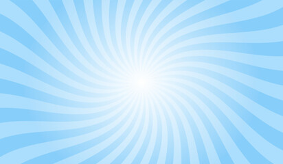 Poster - Abstract sizzling sunrise yellow background with rays retro starburst. Radial spiral stripes backdrop. Vintage sun beam texture. Sun rays pattern. Groovy retro swirl burst. Summer carnival background	