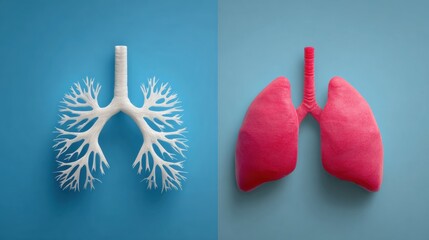 Poster - Comparison of Lung Cancer and Asthma Symptoms Through Visual Representation of Affected Lung Structures