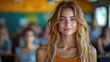© MDRifat - Young Lady with Light Brown Long Hair Poses