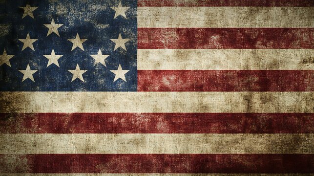 Memorial Day Poster. Remember and Honor. United States Flag.
