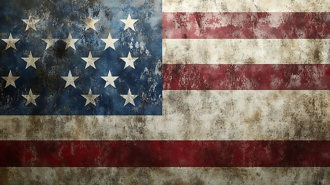 Memorial Day Poster. Remember and Honor. United States Flag.