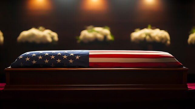 Memorial Day Poster. Remember and Honor. United States Flag.