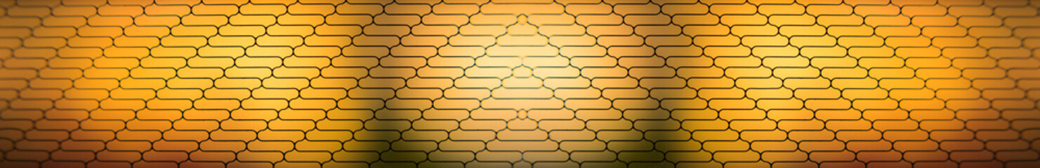 metallic grille pattern sheet, close view