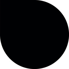 Poster - Illustration of download black rounded square vector graphic for design projects and creative use in presentations online 100 vector