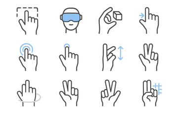 Poster - Virtual reality gesture controls for interactive touch interfaces