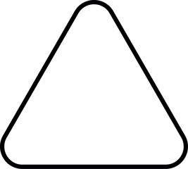 Poster - Illustration of download the rounded triangle vector shape for graphic design and creative projects for free use now online vector