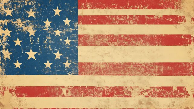 Memorial Day Poster. Remember and Honor. United States Flag.