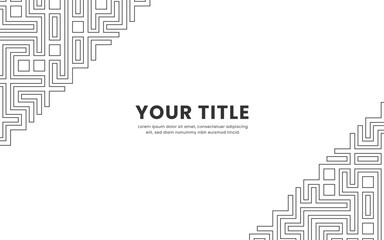Poster - Abstract white background. Geometric white background design.