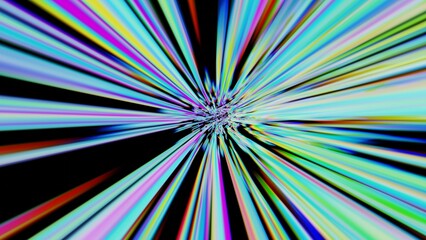 Poster - a colorful background with a black background