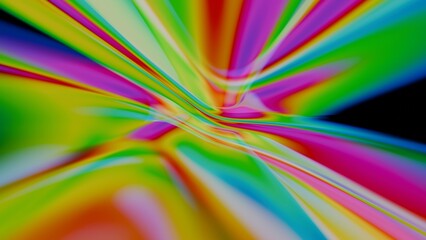 Poster - a colorful abstract background with a black background
