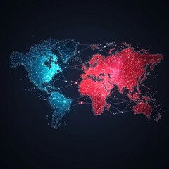 Poster - Global Network Development in International Business Meeting Concept