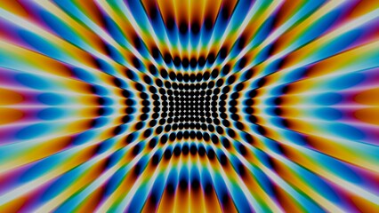Poster - a colorful, abstract, psychedelicly, psychedelicly pattern