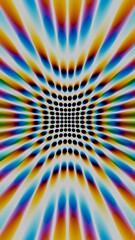 Poster - a colorful, abstract, psychedelicly, psychedelicly pattern