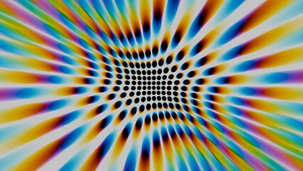 Poster - a colorful, abstract, psychedelicly, psychedelicly pattern