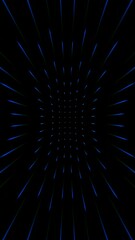 Poster - a black background with a blue and green light