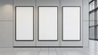 © Serhii - Vertical Monitor: Blank Promotional Display on a Sleek Flat Screen for Modern Walls