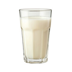 Poster - Fresh milk in clear glass, showcasing its creamy texture and refreshing appearance. Perfect for breakfast or healthy snack