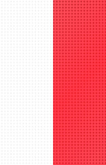 Wall Mural - pattern dots abstract with white and red background design 